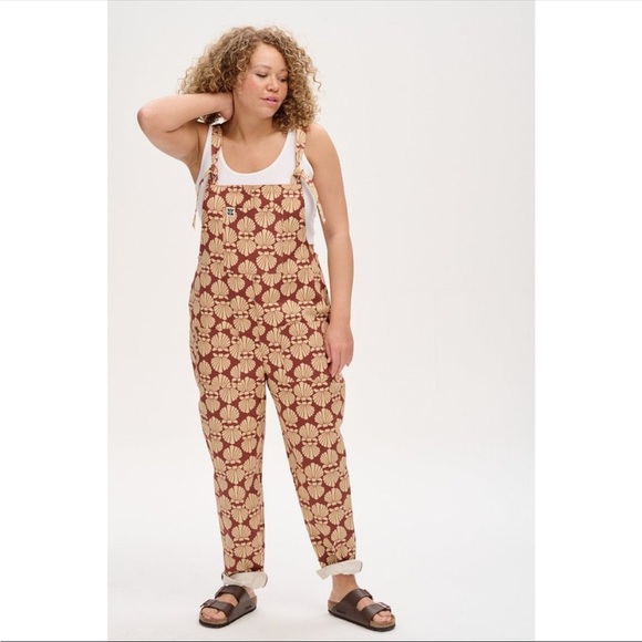 Lucy & Yak Denim - NWT Lucy & Yak Organic Original Dungarees in M'Shell Print LE